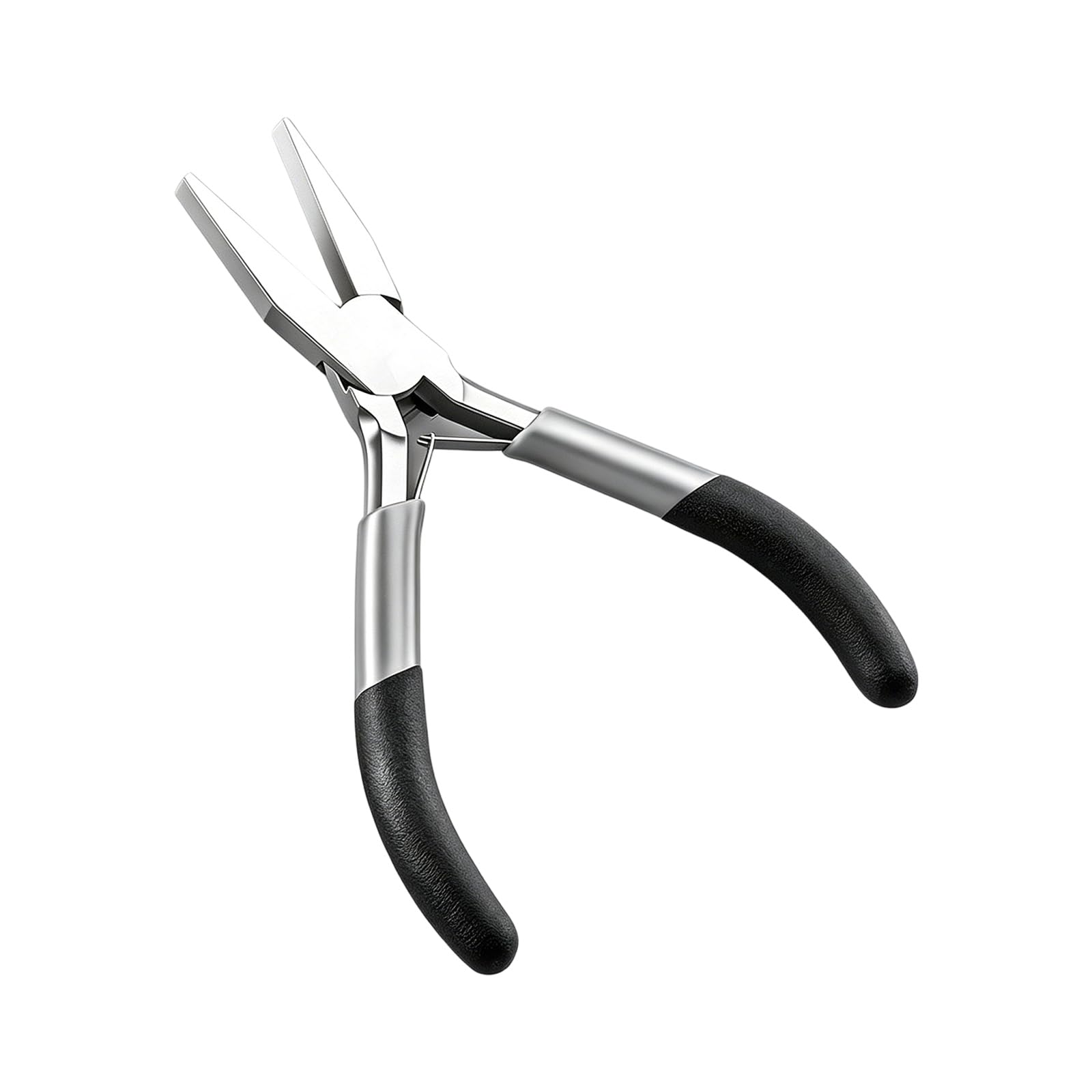 Tsophreniq Flat Nose Pliers Compact Steel Wire Stripping Tool With Ergonomic Handle Wire Stripper For Electrical Work And Craft Projects Nonslip Handle Pliers