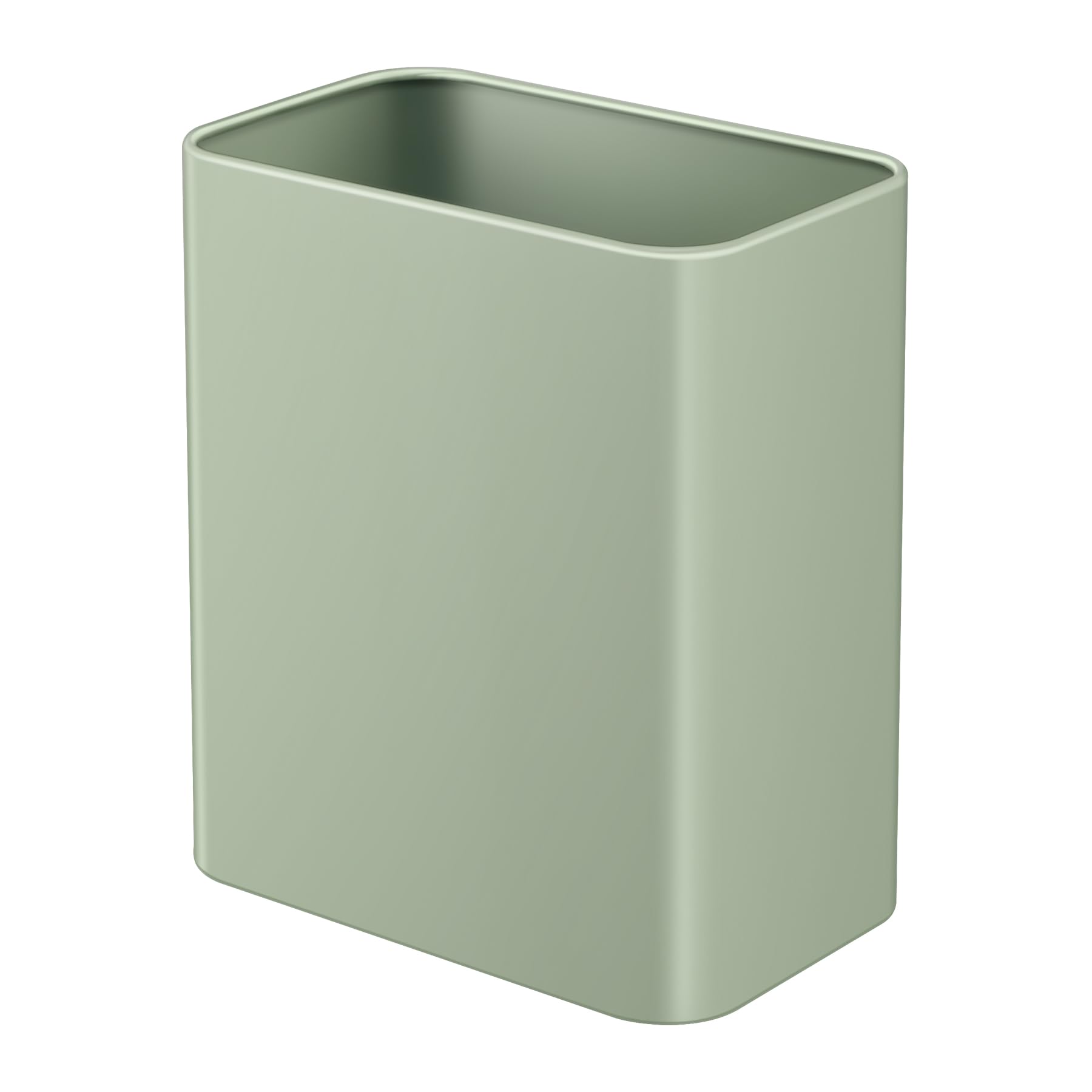 Photo 1 of TIPGO Small Bathroom Trash Can - 2.1 Gallons, Green