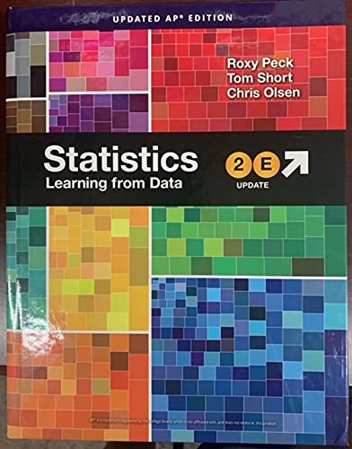 Statistics Learning from Data - Edition 2 - Upd... 035754031X Book Cover