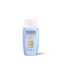 ISDIN Fotoprotector Fusion Water MAGIC SPF 50 | Crema Solare Viso a Base Acquosa per l’Uso Quotidiano | Texture Ultra-leggera 50 ml
