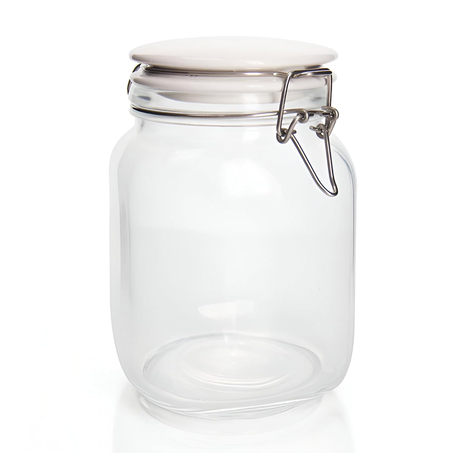 Pure Source India 1.5L Glass Jar - Clear -1