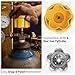 Strong Hand Tools EZ-View Gas Cylinder Valve Indicator, Fits 5 Star Hand Wheel, Gas Saving, Easy Twist, (Red/ON) (Yellow/Off), GVC300, Strong Hand Tools
