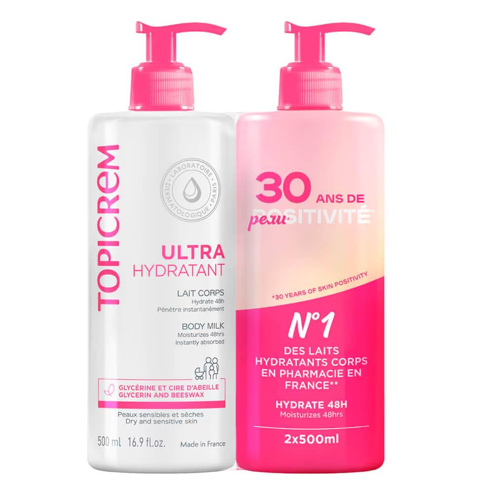 TopicremUltra-Moisturizing Body Milk 2 x 500ml