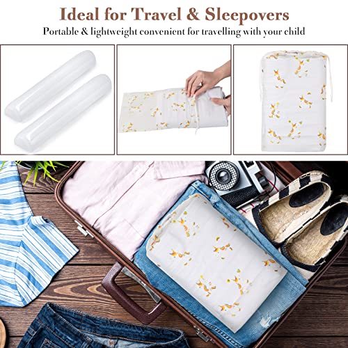 [2-Pack] Rewondah Travel Bed Rails For Toddlers | Inflatable Bed Rails, Blow Up Bed Bumpers For Kids | Toddler Bed Guard Rail For Full, Queen, King Size Beds | Portable Bed Rail For Home, Hotel Travel #TOP5