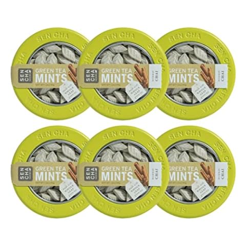 SEN CHA Naturals Green Tea Mints, Bombay Chai, 1.2 oz (Pack of 6) Cover