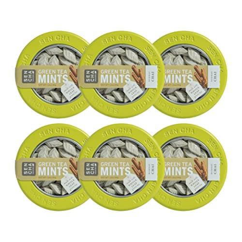 Sen Cha Naturals Green Tea Mints, Bombay Chai, 1.2 Oz (Pack Of 6) #TOP22