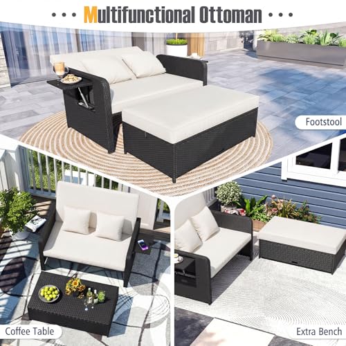 Luxury Outdoor Daybed with Canopy