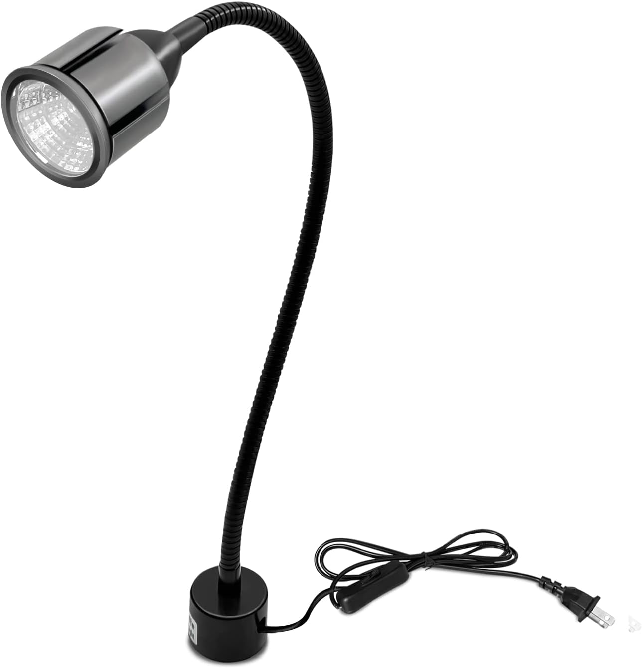 Magnetic LED Work Light with Flexible Gooseneck and Magnetic Base, Magnetic LED Lamp 750 Lumen for Workshop, Lathe, Sewing Machine, Grill Lighting