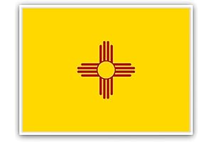 Charming New Mexico Flag Wall Decor - Embellish Your Abode with Southwestern Pride