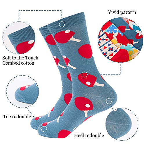 YANGTE Calze Fantasia Uomo Calzini Vestito Arte