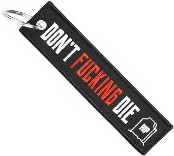 MotoLoot Keychain for Motorcycles, Scooters, Cars and Gifts Dont Die