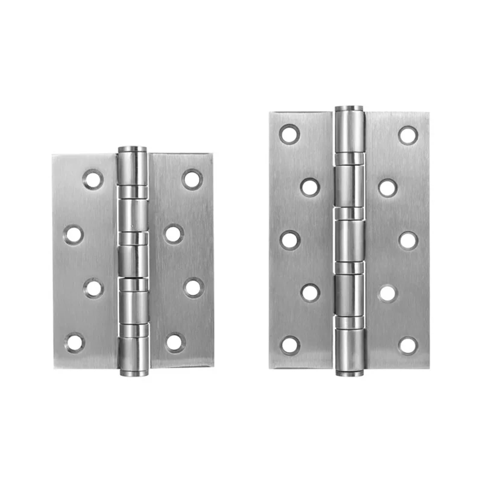 FQJYXWEWL 4/5 Inch Stainless Steel Mute Bearings Hinge Door Hinges 3mm Thick 1Pcs