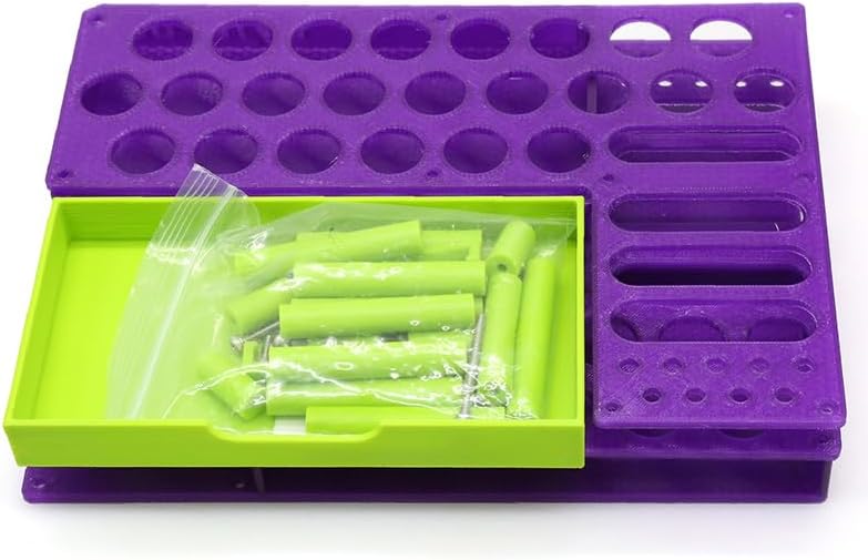 RC Remote Control Model Screwdriver Storage Rack - Boat Models, Airplane Models, Car Models, Drone, Maintenance Tools Rack, Tool Box, for Remote Control Model Enthusiasts - Purple