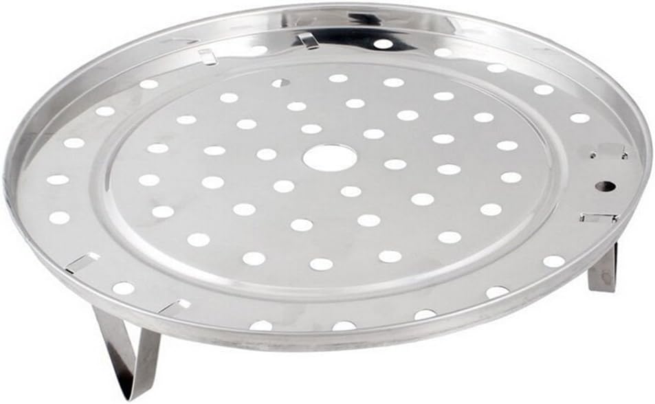 Cheers-online Stainless Steel Steamer Rack Insert Stock Pot Thick Steaming Tray Stand Cookware Tool - 19.5cm