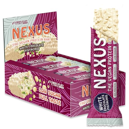 Protein Riegel Vegan WHITE CHOCOLATE PISTACHIO 12x...