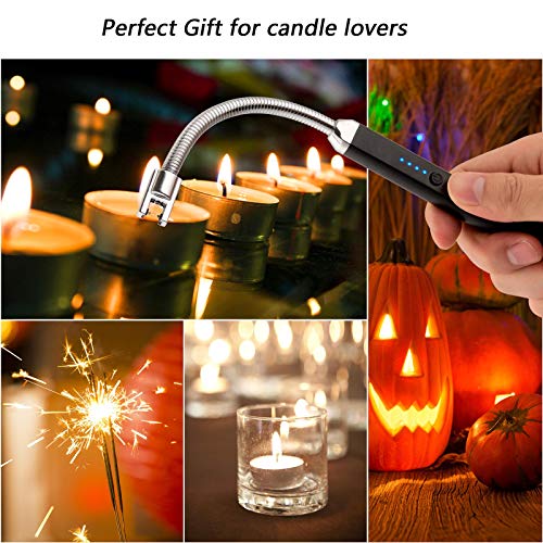 image for MEIRUBY Lighter Electric Candle Lighter Birthday Gifts for Women Mom W