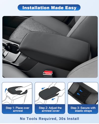 Image of CDEFG for 2026 Subaru Forester Center Console Cover | for 2026 Subaru Forester (Touring /Wilderness /Premium /Sport /Limited) Accessory Armrest Cover Middle Console Arm Rest Protector