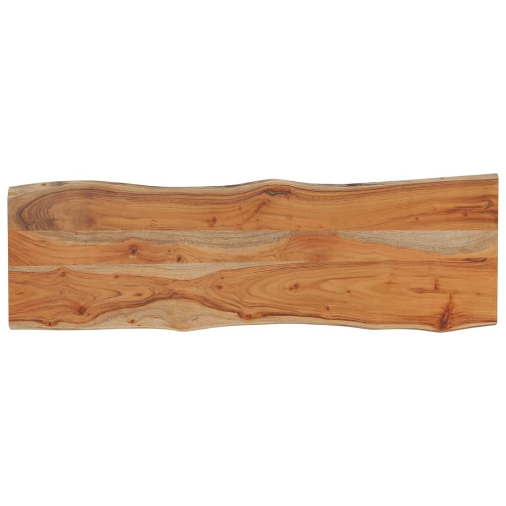 vidaXL Dessus de Table 120x40x2,5 cm rectangulaire Bois Massif Acacia, Dessus de Table rectangulaire, Dessus de Table à Manger, Planche de Remplacement