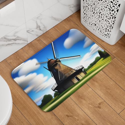 Tapis de sol 40x60 ourlet lavable avec envers antidérapant durable - 7