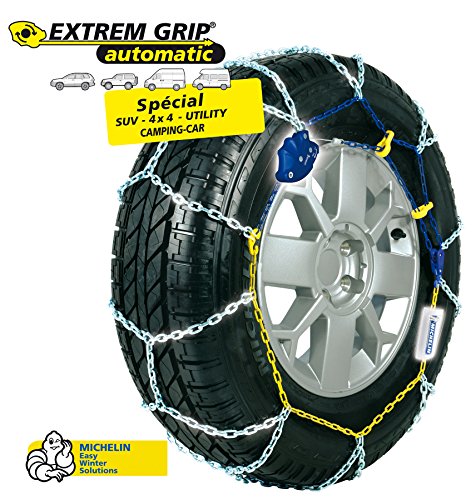 Michelin 007869 Cadenas para la Nieve Extrême Grip automático 4 x 4, 2 piezas