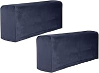 Vista 13 de Garneck 2 fundas de tela elástica para reposabrazos antideslizantes, de elastano, para sillón reclinable, protector de muebles, color beige