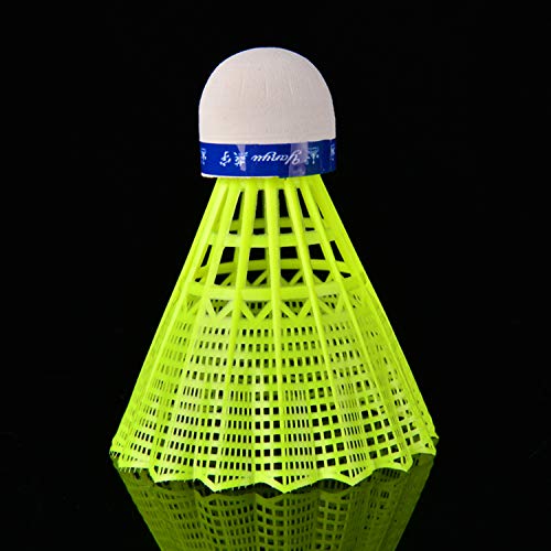 MCJS 12 Pack Advanced Nylon Feather Shuttlecocks, Badminton Shuttlecocks with Great Stability and Durability High Speed Badminton Balls for Indoor Outdoor Sports Hight Speed Training Badminton Birdies