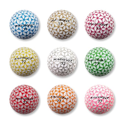 KAEDE Fly Golf Balls 2 Tone Colored 9 Color 9