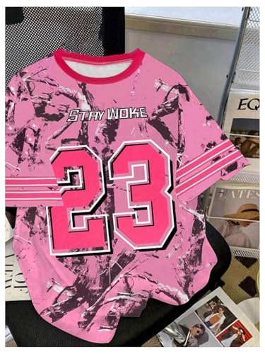 Image of WDIRARA Girl's Leopard Graphic T Shirt Crew Neck Short Sleeve Tee Shirts Cute Tops