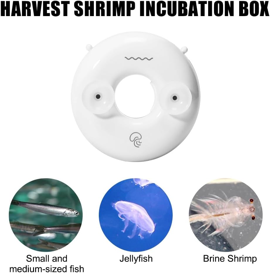 Brine Shrimp Hatchery Incubator,PC Automatic Brine Shrimp Hatchery Dish for Seawater Saltwater Jellyfish Tanks (Not Applicable to Freshwater)