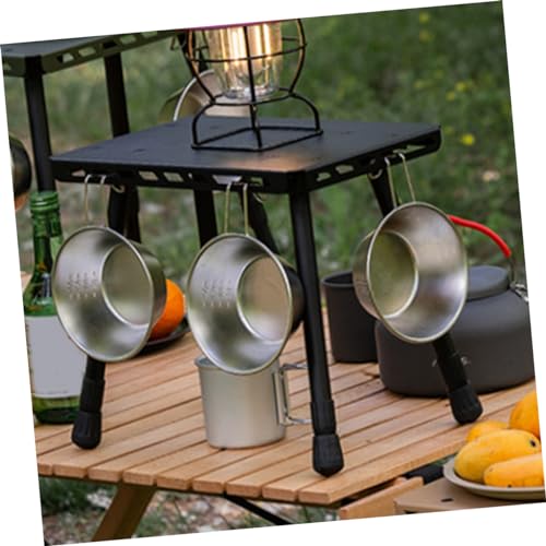 Table de camping pliante stable et résistante en aluminium petit format