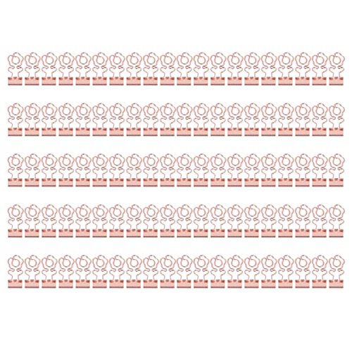 Pinces de classeur en forme de fleur métal portable pour trier vos papiers