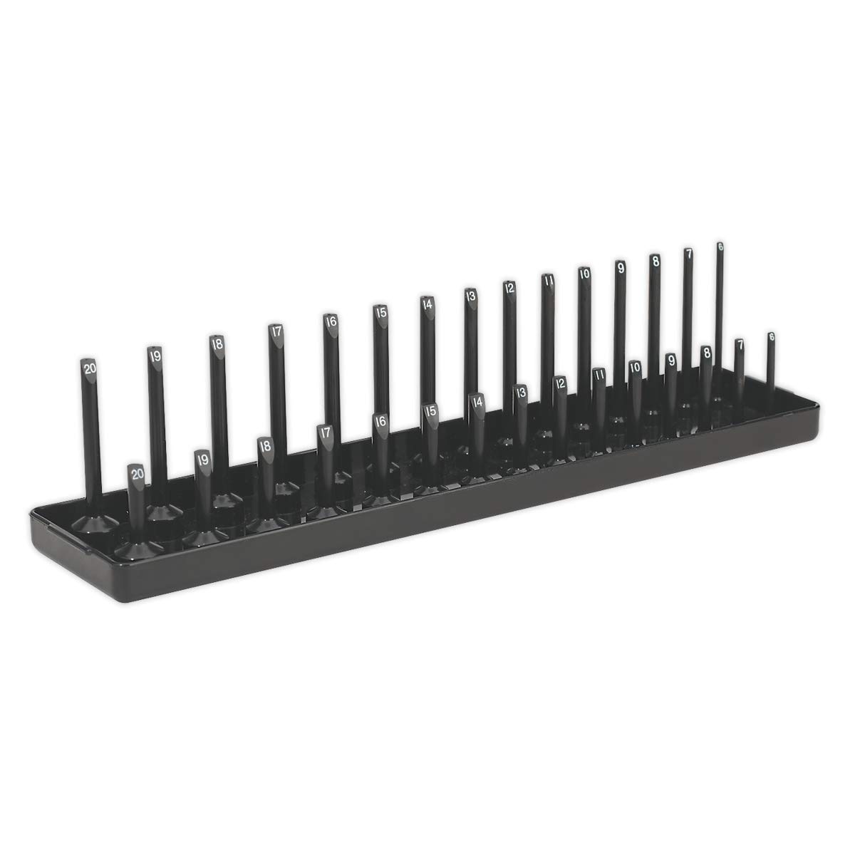 Sealey SH3815 Socket Holder 3/8""Sq Drive 6-20mm