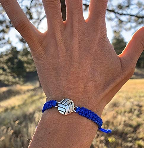 Sportybella Volleyball Charm Bracelet- Adjustable Bracelets with Volleyball Charm. Ideal Volleyball Gifts & Souvenir for Volleyball Players. Unisex Friendship Bracelet - Image 4