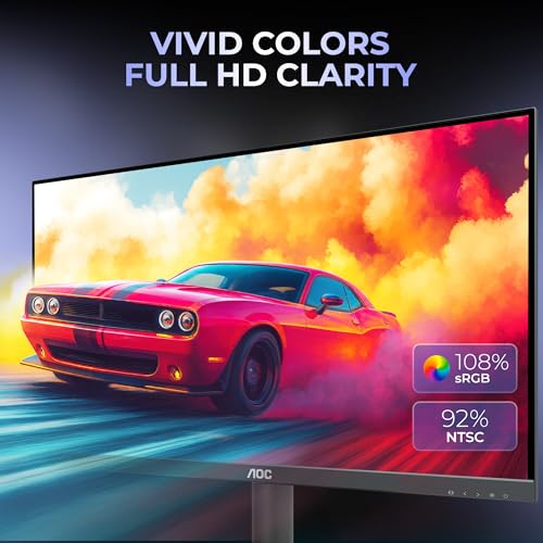 Image of AOC 22B15H2 21.45 inch Full HD IPS Monitor | 120Hz Refresh Rate | 1ms MPRT | Adaptive Sync | 3-Sided Frameless | Low Blue Mode | HDMI & VGA | Black