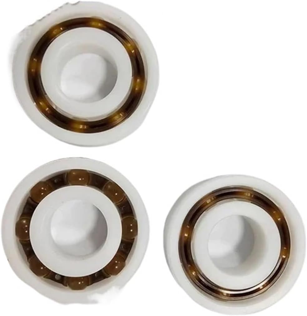 1pcs Waterproof Insulation POM Plastic Bearing 6200 6201 6202 6203 6204 6205 6206 6207 6208(6205 25x52x15)