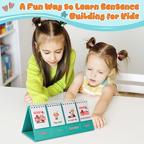 Sentence Building for Kids-Speech Therapy Materials, Kindergarten School Supplies, Preschool 1st 2nd Grade Classroom Must Haves for Homeschool Supplies, Special Education Toys and Games for Toddlers - Image 7