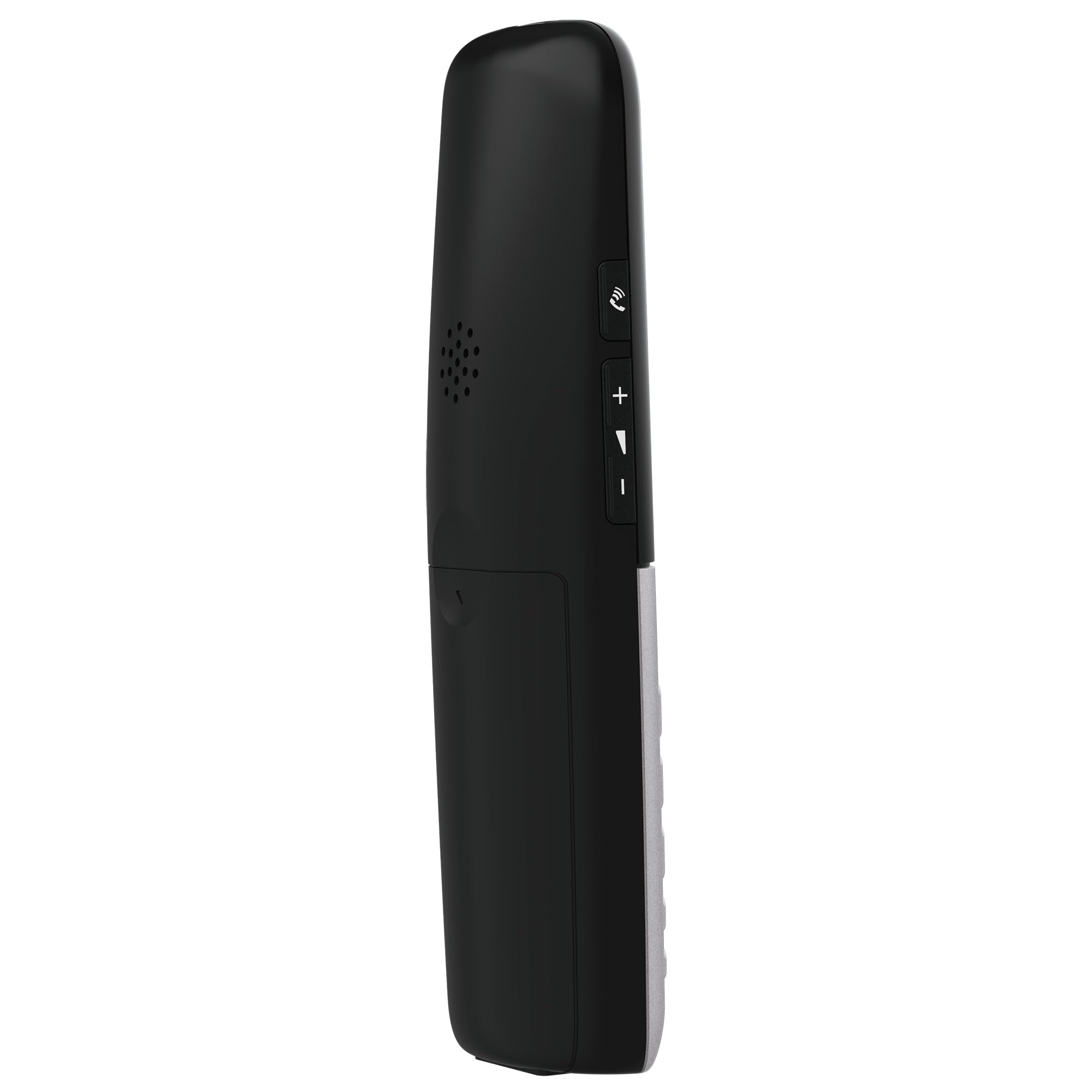Panasonic KX-TGUA40EXB zusätzliches Mobilteil für Digitale Schnurlostelefone KX-TGU430/KX-TGU410, LCD-Display, FavoritenTaste,extra laut,hörgerätekompatibel, Hauptgerät erforderlich, Schwarz & Silber