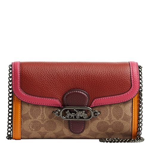 Coach Jade Chain Crossbody, Tan/Redwood