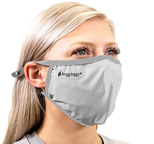 FROGG TOGGS Micro Chilly Face Mask 3 Pack, gray, one size