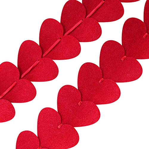 Red Hearts Garland - Image 4