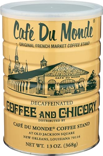 Cafe Du Monde Coffee and Chicory Decaffeinated, 13 Ounce