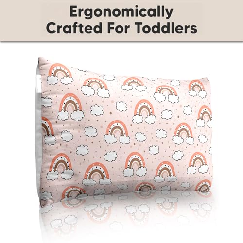 Image of Personalised Premium Baby Pillow - Super Soft Cotton Cushion for Kids (1 Month-5 Years), Cute Cartoon & Animal Prints, Neck Support, Head Shaping Pillow for Baby Sleep & Bedtime Comfort