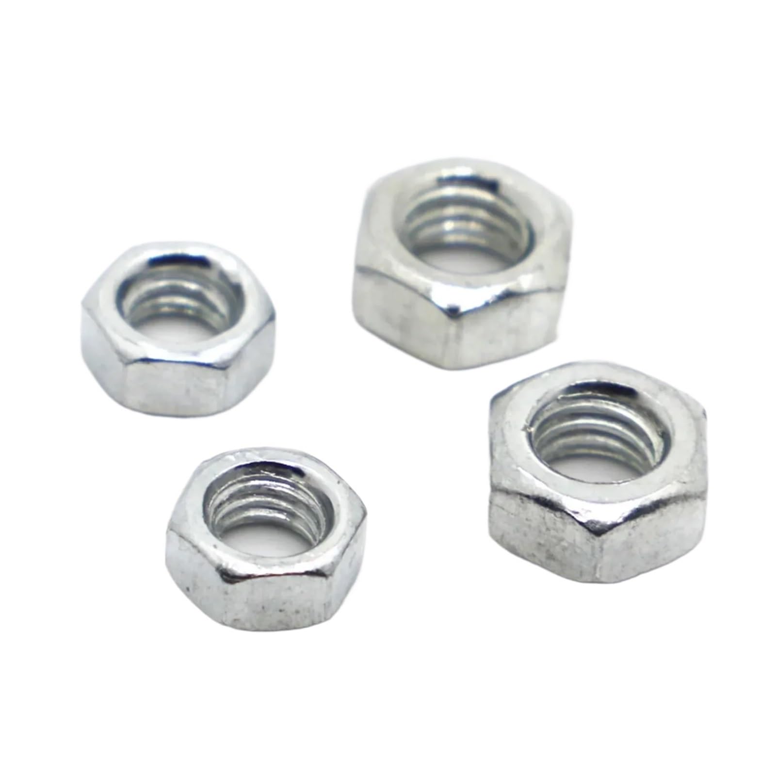 Hexagon Zinc Plated Steel Hex Nuts Metric for Screws Bolts(M22 1pc)