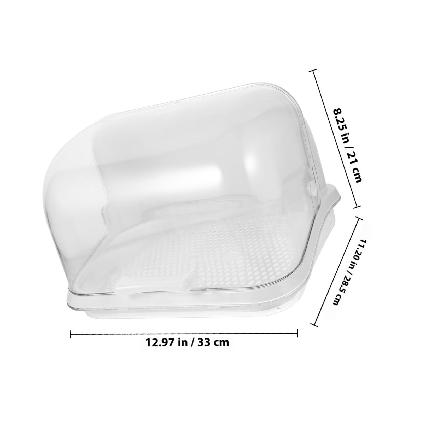 Babyflaschen Trockenbox aus Weißem Pp mit Staubdichtem Deckel und Praktischem Stauraum zur Aufbewahrung von Babygeschirr und Tassen für Sichere Lagerung zu Hause