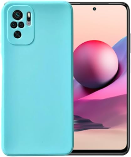 Miniatura 3 de Casecious Compatible con Xiaomi Redmi Note 10 o Note 10S Soft Liquid Silicone Gel Celular Mobile Basic Back Case Cover (naranja)