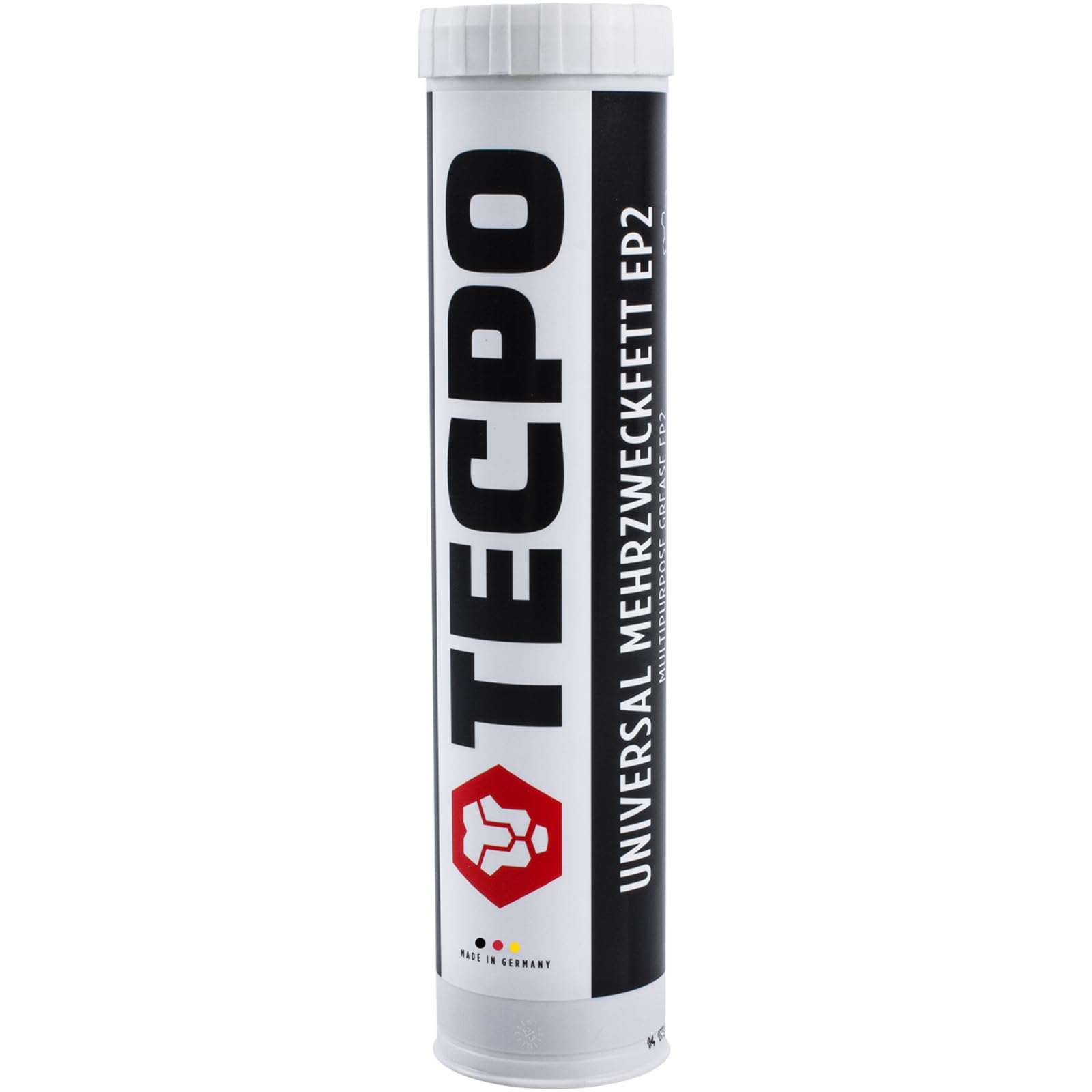 TECPO - Grasa universal multiusos (400 g), cartucho de grasa de litio, grasa universal, lubricación de coche, resistente al agua