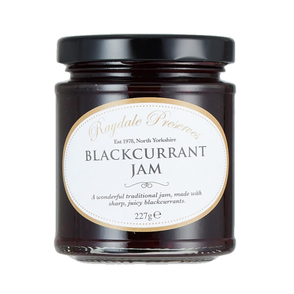 Raydale Blackcurrant Jam, 227g