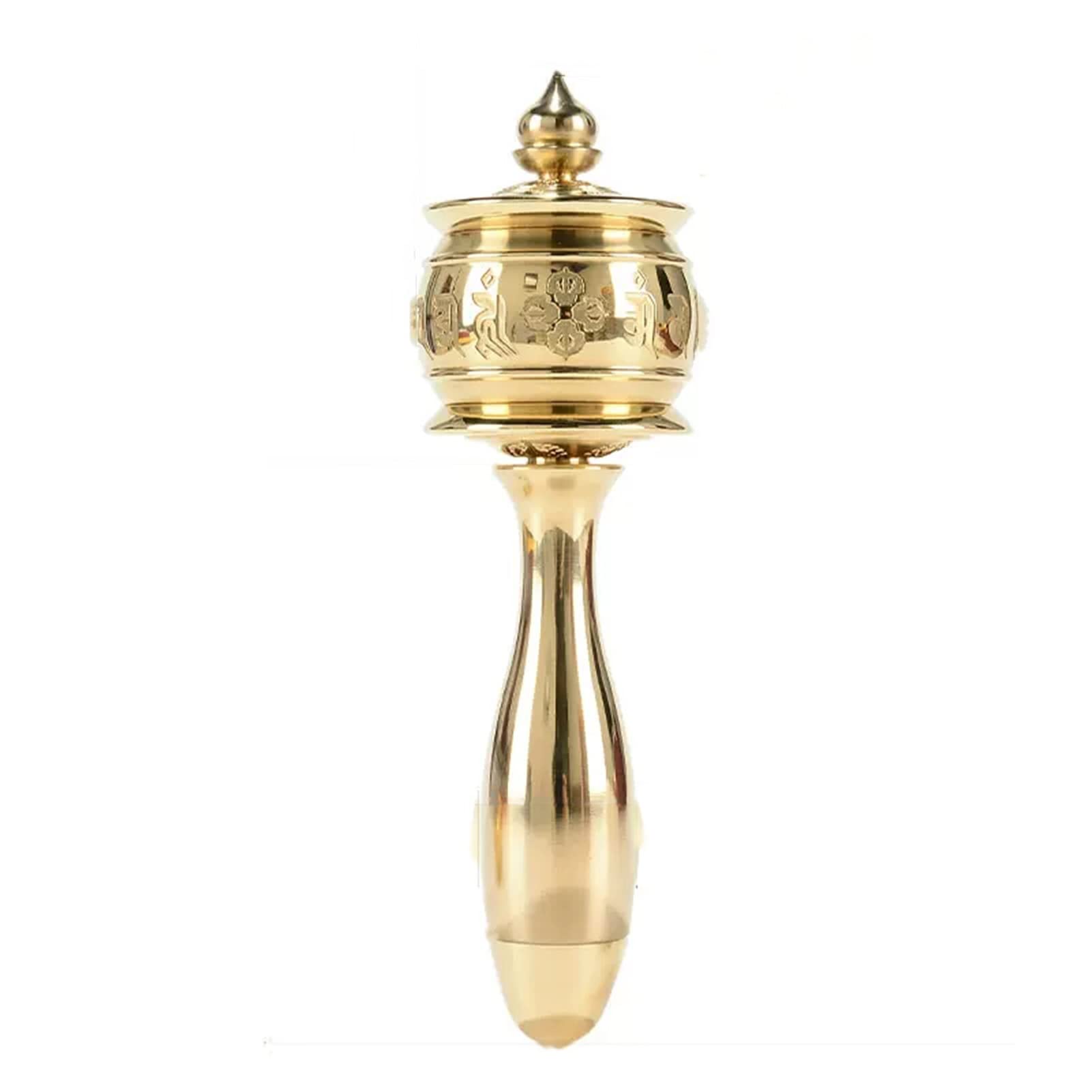 GDHKDDFL Compact portable prayer wheels, Tibetan Prayer Wheel Exquisite Durable for Decoration for Gifts