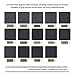 Sandpaper Sheets, 42 Pcs Sand Paper Assortment Pack, 120 to 3000 Grit Wet Dry Fine Sandpaper Assortment, Variety Abrasive Sanding Paper with Handle for Metal Wood Furniture Automotive Car Polishing