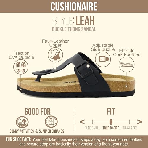 Image of Leah Cork Footbed Thong Sandal